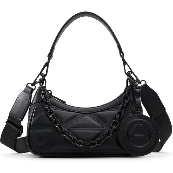 ALDO Women's Black Medium Ferventtx Shoulder Bag - Picture 1 of 5